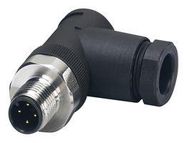 SENSOR CONNECTOR, M12, PLUG, 4POS