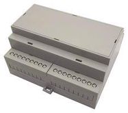 DINRAIL/MODULE BOX, ABS/PC, GREY