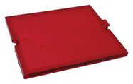 COVER, 42MM X 49MM X 2.5MM, PC, RED