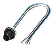 SENSOR CORD, 5P, M12 PLUG-FREE END, 0.5M