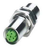 SENSOR CONNECTOR, M12, RCPT, 4POS