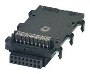 DIN RAIL CONNECTOR, 53.6MM, POLYAMIDE