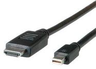 CABLE, MINI DISPLAYPORT-HDMI A, PLUG, 2M