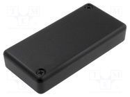 Enclosure: multipurpose; X: 40mm; Y: 80mm; Z: 15mm; 1551; ABS; black HAMMOND