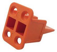 WEDGE LOCK, PBT GF, 4POS PLUG