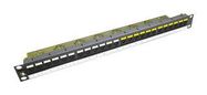 PATCH PANEL, 24PORTS, CAT6, 1U