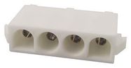 CONN, SOCKET HEADER, 4POS, 1ROW, 6.35MM