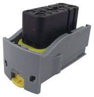 RECEPTACLE HOUSING, 12POS, PBT GF, BLACK