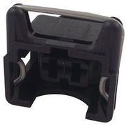 RECEPTACLE HOUSING, 2POS, PA GF, BLACK