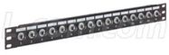 COAXIAL RACK PANEL, BNC, 16PORT, 75R