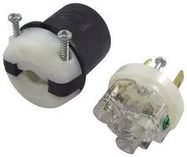 POWER ENTRY, 30A, 125VAC, PA, BLK/WHT