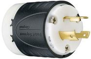 POWER ENTRY, 20A, 250VAC, PA, BLK/WHT