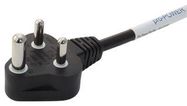 POWER CORD, IND PLUG-IEC C13, 2M, BLK