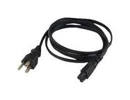 POWER CORD, NEMA 5-15P/IEC C5, 1.8M, BLK