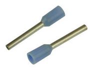 TERMINAL, WIRE FERRULE, 24AWG, BLUE