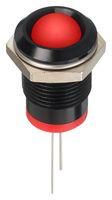 LED INDICATOR, PANEL, 14MM, RED, 2V