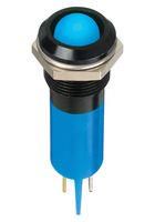 LED INDICATOR, PANEL, 12MM, BLUE, 12V