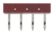 SHORT BAR, I/O RELAY, 6.2MM, 4P, RED