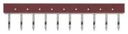 SHORT BAR, I/O RELAY, 6.2MM, 10P, RED