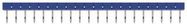 SHORT BAR, I/O RELAY, 6.2MM, 20P, BLUE