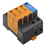 Surge voltage arrester, Low voltage, Surge protection, TN-C-S, TN-S, TT, IT with N, IT without N VPU AC II 3+1 300/50