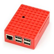 Pi-Blox - case for Raspberry Pi Model 3B+/3B/2B - red