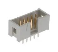 CONN, HEADER, 10POS, 2ROW, 2.54MM, TH