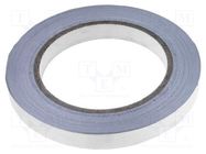 Tape: electrically conductive; W: 12mm; L: 33m; Thk: 0.088mm; 6% H-OLD