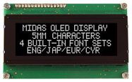 OLED DISPLAY, 20X4, PARALLEL, 5.3V