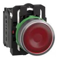 ILLUM INDUSTRIAL PB SW, 6A/120V, RED