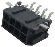 CONNECTOR, HEADER, 8POS, 2ROW, 3MM