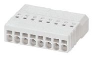 TERMINAL BLOCK, PLUGGABLE, 8POS, 20AWG