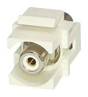 RCA KEYSTONE COUPLER, RECEPTACLE, WHT