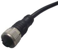 SENSOR CORD, 5P, M12 RCPT-FREE END, 10M