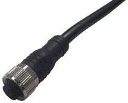 SENSOR CORD, 8P, M12 RCPT-FREE END, 10M