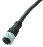 SENSOR CORD, 8P, M12 RCPT-FREE END, 20M