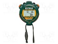 Meter: stop watch; ±5%; Temp: -10÷50°C; Accur: ±1.5°C; Resol: 0.1°C EXTECH