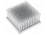 Heatsink; LED; L: 50mm; W: 50mm; H: 25mm; 2.4K/W FISCHER ELEKTRONIK