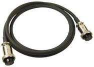 CIRCULAR CABLE, 4POS PLUG-PLUG, 1.5M