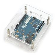 Case for Arduino Uno and Leonardo - open, transparent