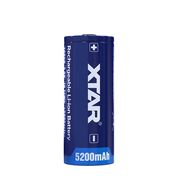 Rechargeable battery 26650 5200mAh 3.6V XTAR protected PCM