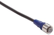 SENSOR CORD, 4P, M12 RCPT-FREE END, 5M