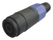 SPEAKER CONNECTOR, PLUG, 4POS, CABLE