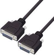 COMPUTER CABLE, DSUB 15P PLUG, 3.05M