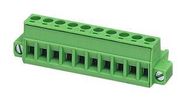 TERMINAL BLOCK, PLUGGABLE, 9POS, 12AWG