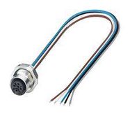 SENSOR CORD, 5P, M12 RCPT-FREE END, 0.5M