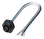 SENSOR CORD, 5P, M12 RCPT-FREE END, 0.5M