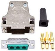 COMBO D-SUB CONN, PLUG, DA-3W3, SOLDER