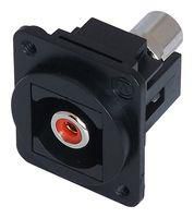 RCA KEYSTONE COUPLER, RECEPTACLE, BLK