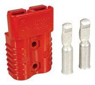 CONN, HERMAPHRODITIC, 2POS, CRIMP, RED